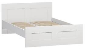 Кровать двухспальная Сириус 1400мм белый в Тевризе - tevriz.katalogmebeli.com | фото