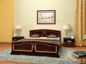 Кровать Елена из массива сосны 1200*2000 Орех в Тевризе - tevriz.katalogmebeli.com | фото 10