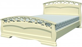 Кровать Грация-1 из массива сосны 1600*2000 Белый античный в Тевризе - tevriz.katalogmebeli.com | фото 20