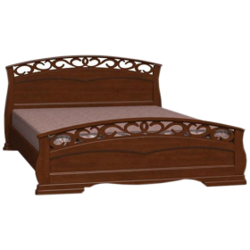 Кровать Грация-1 из массива сосны 900*2000 Орех в Тевризе - tevriz.katalogmebeli.com | фото 8