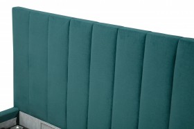 Кровать "Юнона" ш. 1600 (Н=1020мм) (ягуар океан) в Тевризе - tevriz.katalogmebeli.com | фото 3