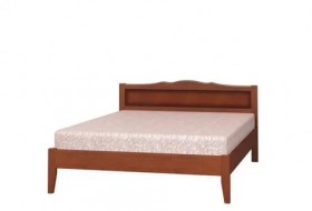Кровать Карина-7 из массива сосны 1600*2000 Орех в Тевризе - tevriz.katalogmebeli.com | фото 4