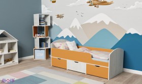Кровать Малыш-мини Винтерберг/Оранжевый в Тевризе - tevriz.katalogmebeli.com | фото