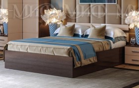 Кровать Нэнси 1,4м (Венге/капучино глянец) в Тевризе - tevriz.katalogmebeli.com | фото