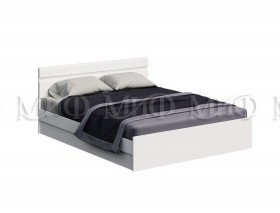 Кровать Нэнси New 1,4м (Белый/белый глянец) в Тевризе - tevriz.katalogmebeli.com | фото 1