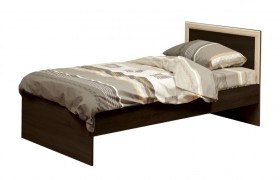 Кровать одинарная 21.55 (шир. 900) с настилом (венге/профиль дуб линдберг)/осн. в Тевризе - tevriz.katalogmebeli.com | фото 1