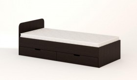 Кровать с ящиками 900 (Венге) в Тевризе - tevriz.katalogmebeli.com | фото