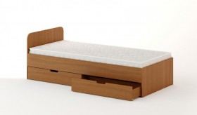 Кровать с ящиками 900 (Беленый дуб) в Тевризе - tevriz.katalogmebeli.com | фото 5