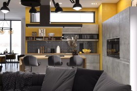 Модульная кухня Бронкс 1,6 м (Доломит) в Тевризе - tevriz.katalogmebeli.com | фото 8
