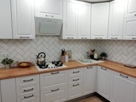 Модульная кухня Гранд (Белый/Пепел) в Тевризе - tevriz.katalogmebeli.com | фото 20