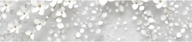 Кухонный фартук КМ 481 Абстракция цветы бетон в Тевризе - tevriz.katalogmebeli.com | фото