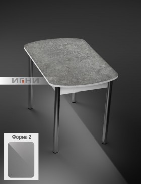 Кухонный стол 1100*700/400 ф 2 Пластик, урбан серый в Тевризе - tevriz.katalogmebeli.com | фото