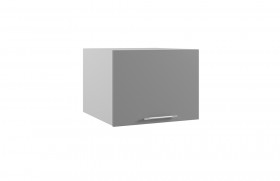 Лофт ГВПГ 600 шкаф верхний горизонтальный глубокий высокий (Штукатурка белая/корпус Серый) в Тевризе - tevriz.katalogmebeli.com | фото