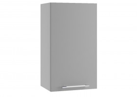 Лофт П 400 шкаф верхний (Штукатурка белая/корпус Серый) в Тевризе - tevriz.katalogmebeli.com | фото