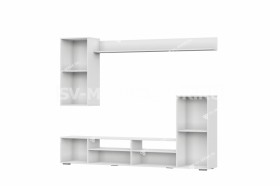 Мебель для гостиной МГС 4 (Белый/Белый глянец) в Тевризе - tevriz.katalogmebeli.com | фото 3