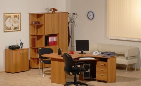 Мебель для персонала Рубин 42 Светлый миланский орех в Тевризе - tevriz.katalogmebeli.com | фото 2