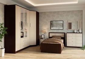 Модульная спальня Фиеста в Тевризе - tevriz.katalogmebeli.com | фото 3