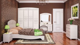 Модульная спальня Каролина в Тевризе - tevriz.katalogmebeli.com | фото 1