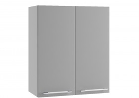 Монца ВП 700 шкаф верхний высокий (Кварц черный/корпус Серый) в Тевризе - tevriz.katalogmebeli.com | фото