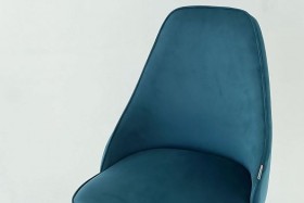 Набор стульев Милан 2 шт (зеленый велюр/белый) в Тевризе - tevriz.katalogmebeli.com | фото 2