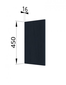 Панель торцевая (для шкафа горизонтального высокого) ВПГ Гарда (Джинс) в Тевризе - tevriz.katalogmebeli.com | фото