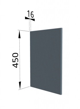 Панель торцевая (для шкафа горизонтального высокого) ВПГ Квадро (Лунный свет) в Тевризе - tevriz.katalogmebeli.com | фото