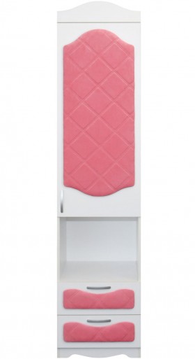 Пенал с ящиками серии Иллюзия 89 Розовый в Тевризе - tevriz.katalogmebeli.com | фото 1