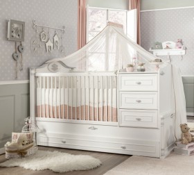 ROMANTIC BABY Детская кровать-трансформер 20.21.1015.00 в Тевризе - tevriz.katalogmebeli.com | фото 2