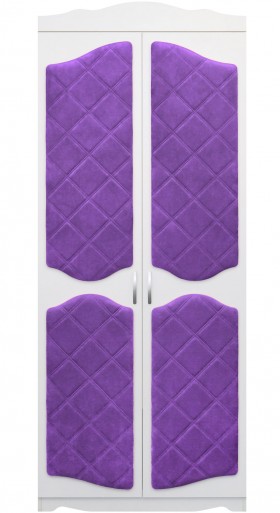 Шкаф 2-х створчатый серии Иллюзия 32 фиолетовый в Тевризе - tevriz.katalogmebeli.com | фото