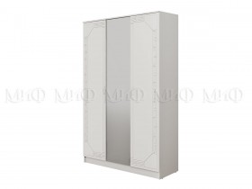 Шкаф 3-х створчатый Афина-1 (Белый/Белый глянец) в Тевризе - tevriz.katalogmebeli.com | фото