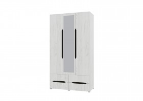 Шкаф 3-х створчатый с ящиками и зеркалом Вега (Прованс) в Тевризе - tevriz.katalogmebeli.com | фото