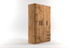 Шкаф 3-х створчатый с ящиками Шервуд (Дуб Вотан) в Тевризе - tevriz.katalogmebeli.com | фото