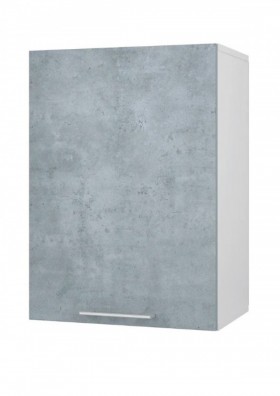 Шкаф 45 с фасадом Лофт (Камень Оленна/Белый) в Тевризе - tevriz.katalogmebeli.com | фото
