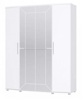 Шкаф 4х дверный Амели 1805 Белый в Тевризе - tevriz.katalogmebeli.com | фото