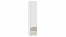 Шкаф для белья комбинированный «Сканди» Дуб Гарден/Белый/Глиняный серый в Тевризе - tevriz.katalogmebeli.com | фото 1