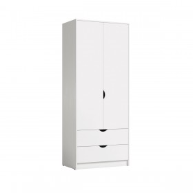 Шкаф для одежды 13.327 Уна (Белый) в Тевризе - tevriz.katalogmebeli.com | фото 1