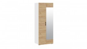 Шкаф для одежды 2-х дверный «Нео» Белый/Ателье темный в Тевризе - tevriz.katalogmebeli.com | фото