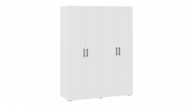 Шкаф для одежды 4-х дверный «Нео» Белый/Белый в Тевризе - tevriz.katalogmebeli.com | фото