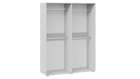 Шкаф для одежды 4-х дверный «Нео» Белый/Белый в Тевризе - tevriz.katalogmebeli.com | фото 3