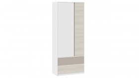 Шкаф для одежды комбинированный «Сканди» Дуб Гарден/Белый/Глиняный серый в Тевризе - tevriz.katalogmebeli.com | фото