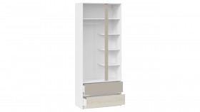 Шкаф для одежды комбинированный «Сканди» Дуб Гарден/Белый/Глиняный серый в Тевризе - tevriz.katalogmebeli.com | фото 2