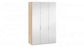 Шкаф для одежды с 3 зеркальными дверями «Эмбер» Яблоня Беллуно в Тевризе - tevriz.katalogmebeli.com | фото
