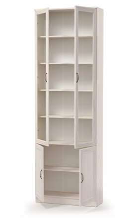 Шкаф комбинированный В-19 New (вудлайн кремовый) в Тевризе - tevriz.katalogmebeli.com | фото 3