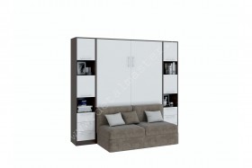 Шкаф-кровать с диваном БЕЛА в Тевризе - tevriz.katalogmebeli.com | фото 2