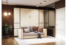 Шкаф-кровать с диваном Злата в Тевризе - tevriz.katalogmebeli.com | фото