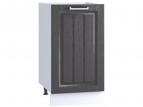 Шкаф нижний 400, ШН 400 (Клен серый/корпус белый) в Тевризе - tevriz.katalogmebeli.com | фото