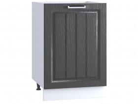 Шкаф нижний под мойку 500, ШНМ 500 (Клен серый/корпус белый) в Тевризе - tevriz.katalogmebeli.com | фото