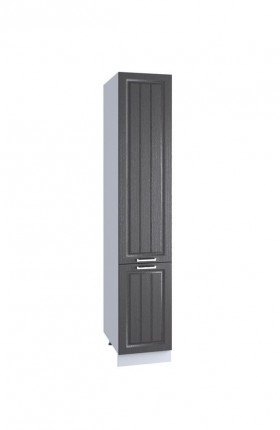 Шкаф пенал 400, ШП 400 Н (Клен серый/корпус белый) в Тевризе - tevriz.katalogmebeli.com | фото