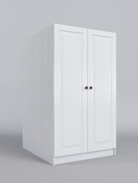 Шкаф под кровать второго яруса Классика (Белый/корпус Выбеленное дерево) в Тевризе - tevriz.katalogmebeli.com | фото