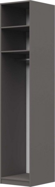 Шкаф ШР-1 зеркало, левый, Вива (Латте/Мокко Глянец/Тестиль) в Тевризе - tevriz.katalogmebeli.com | фото 2